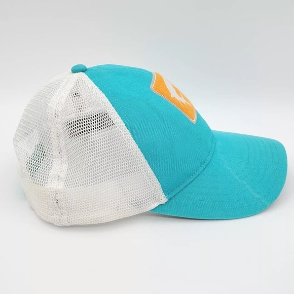 Simms Fishing‎ Products Patch Logo Snapback Adjustable Teal Blue Mesh Hat Cap - Picture 4 of 8